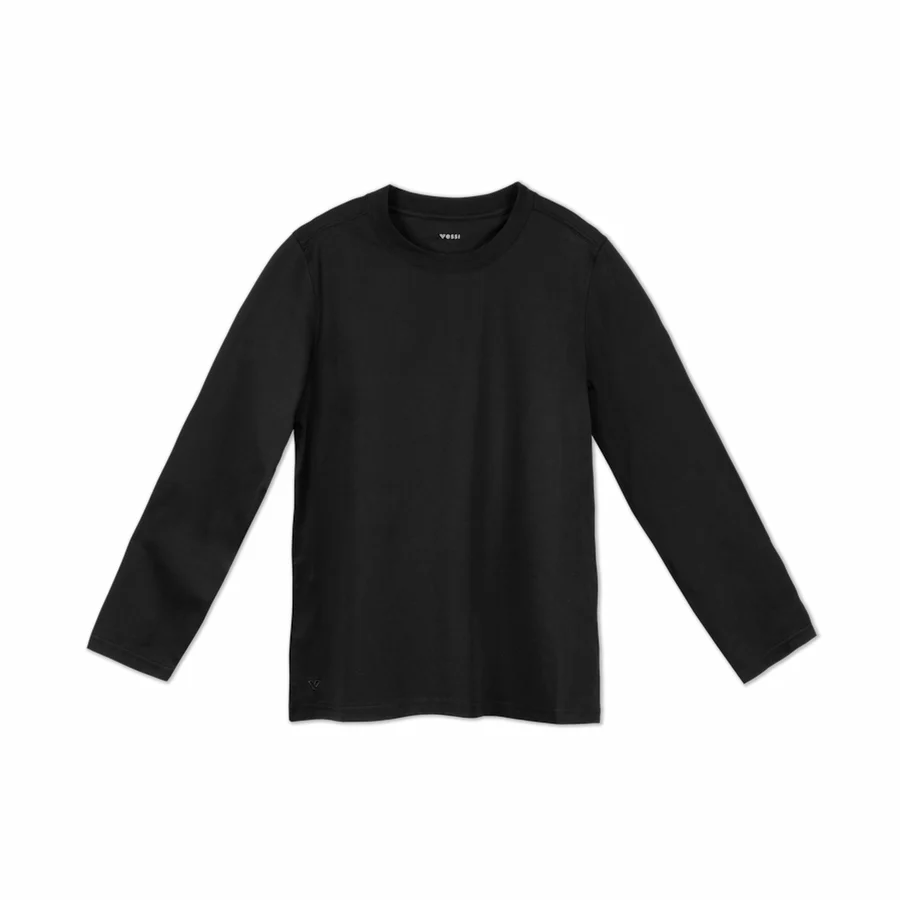 Men's Base Long Sleeve Shirt - Black 4 Men's Base Long Sleeve Shirt - Black