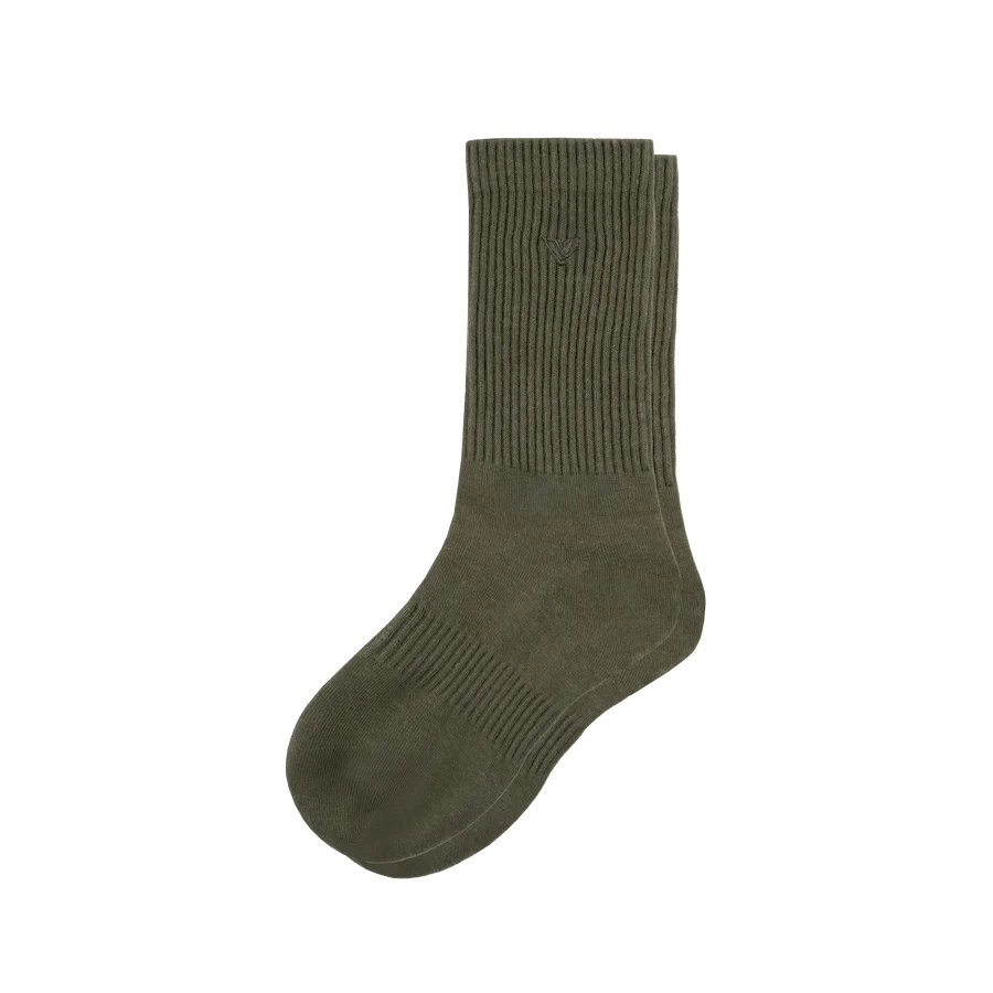 Lifestyle Crew Socks - Moss