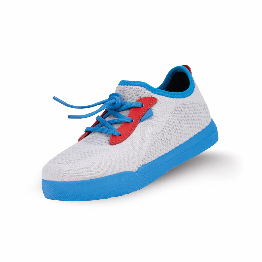 Kids Weekend Sneaker - Light Grey/Vessi Blue 7 Kids Weekend Sneaker - Light Grey/Vessi Blue