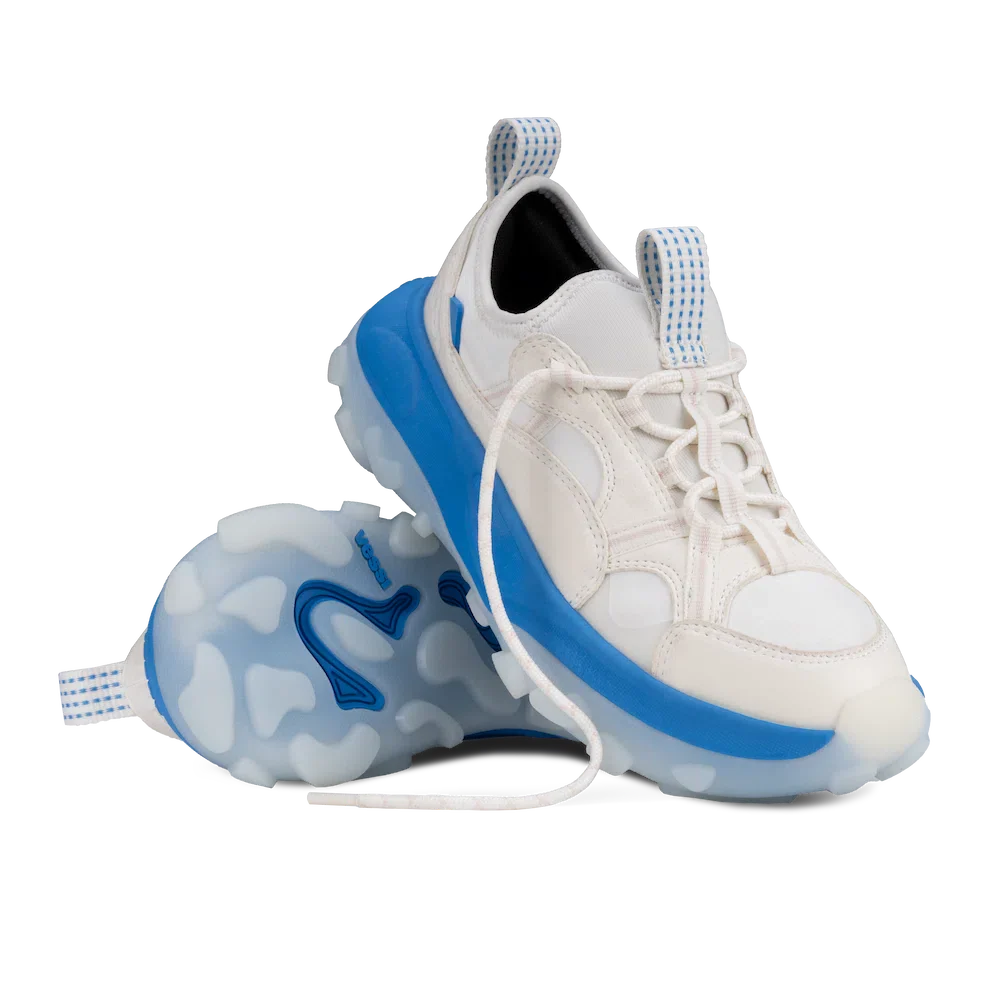 Men's Motu Sneaker - Off-White/Vessi Blue