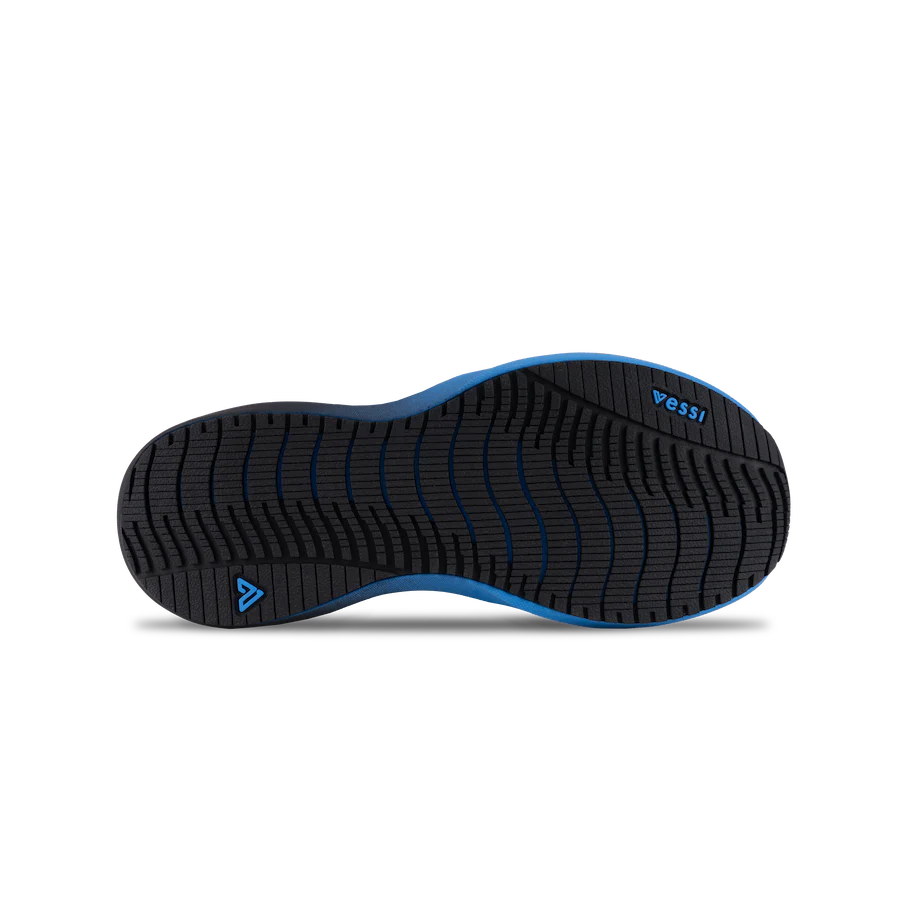 Women's Tidal Sneaker - Black/Vessi Blue 3 Women's Tidal Sneaker - Black/Vessi Blue