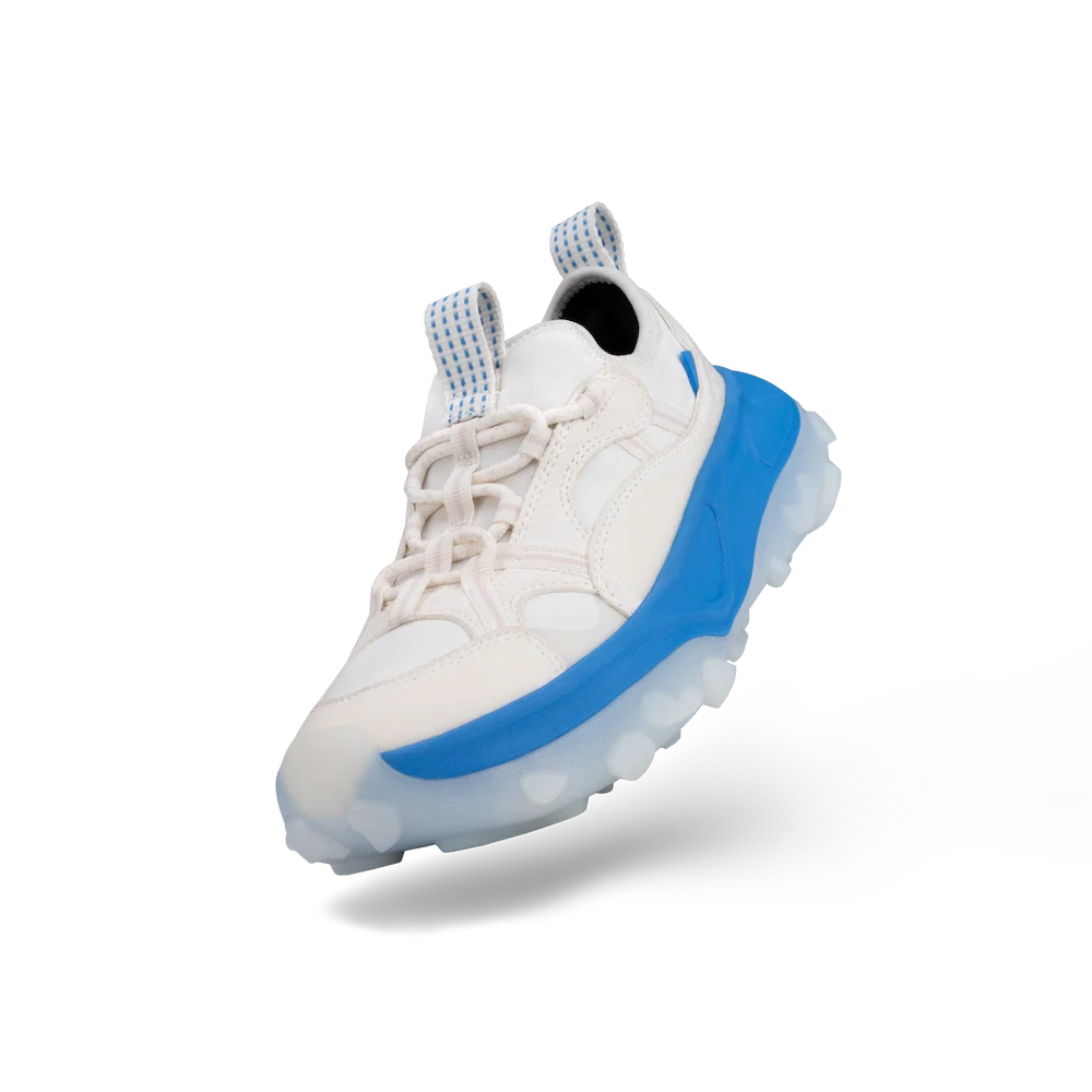 Women's Motu Sneaker - Off-White/Vessi Blue