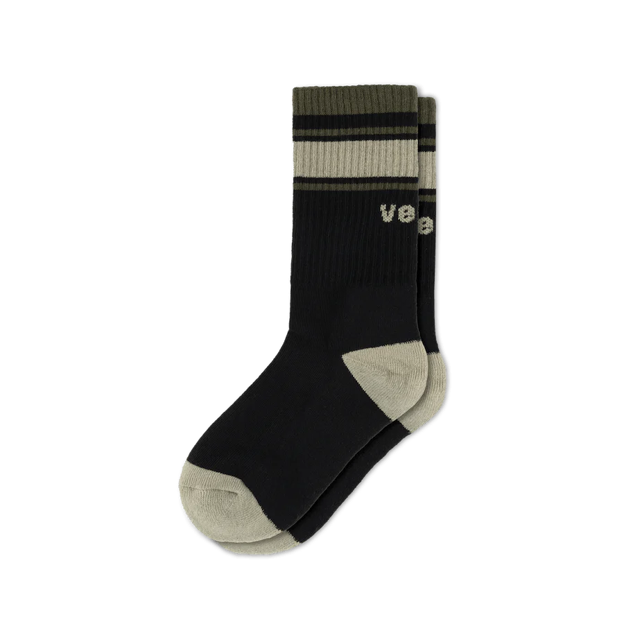 Crew Socks - Black/Trail/Moss