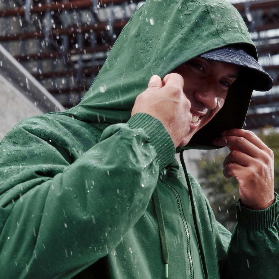 Men's Coastal Hoodie Full Zip - Pine