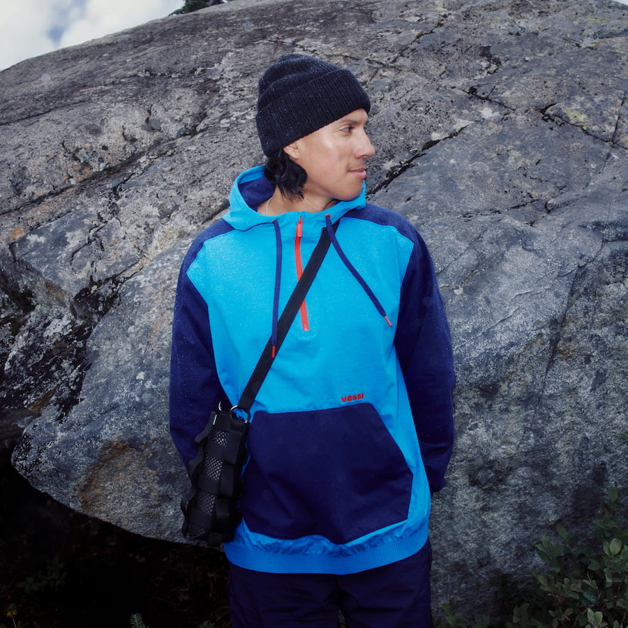 Men's Coastal Hoodie - Vessi Blue/Midnight 4 Men's Coastal Hoodie - Vessi Blue/Midnight