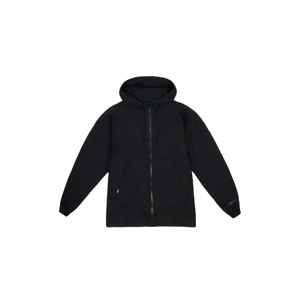 Men's Coastal Hoodie Full Zip - Black